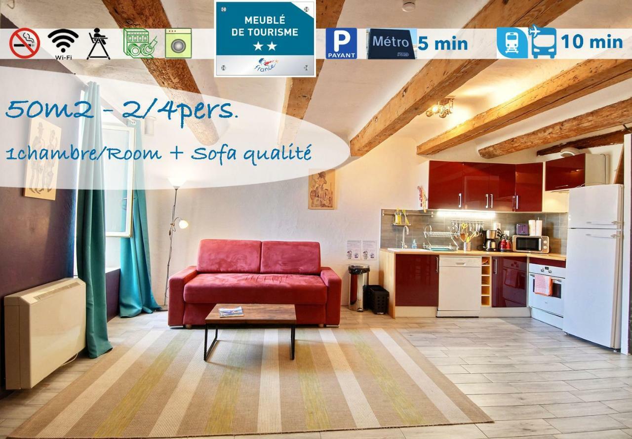 La Butte Des Carmes - 3mn Du Panier Appartement